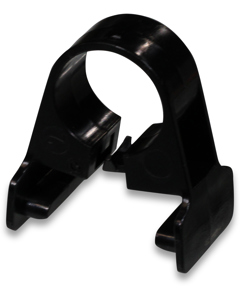 Bracket 20 mm pluggabel POM f/light tube LED